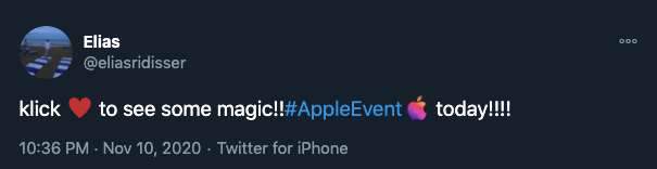#AppleEvent