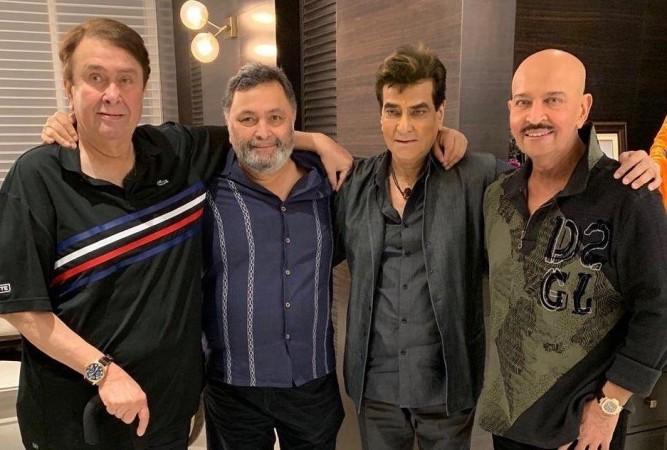 Rishi Kapoor, Randhir Kapoor, Jeetendra
