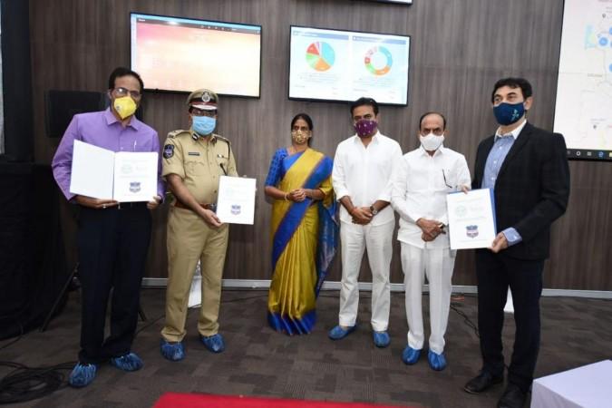 KTR inaugurates state-of-the-art Integrated Operations and Data Centre at the Cyberabad Police Commissionerate KTR inaugurates state-of-the-art Integrated Operations and Data Centre at the Cyberabad Police Commissionerate