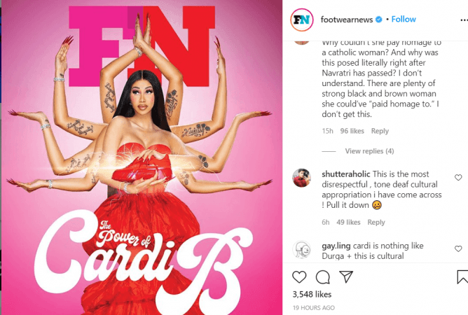 Cardi B faces backlash
