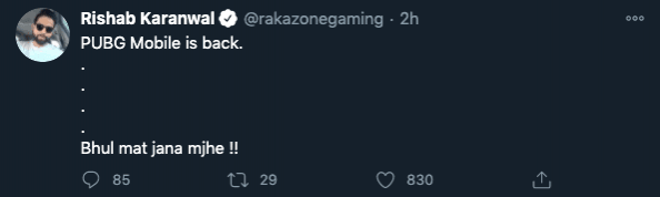 PUBG is back