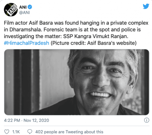 Asif Basra dead by hanging Asif Basra dead