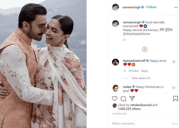 Ranveer Singh caption