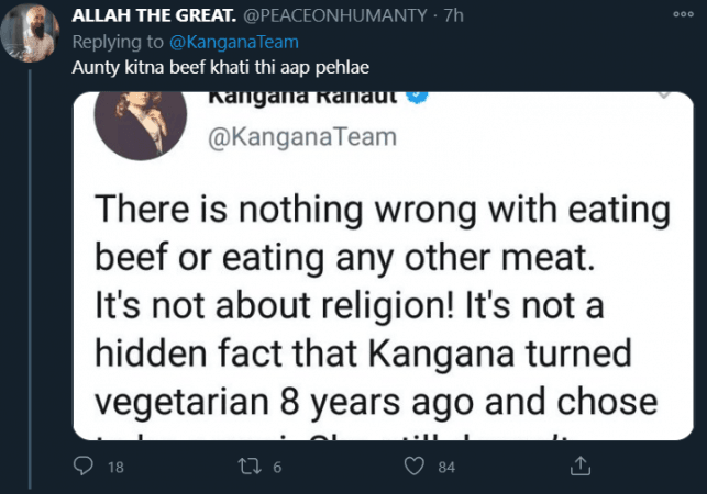 Kangana'S OLD tWEET