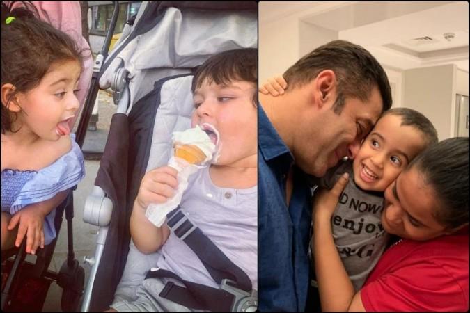Taimur and Innaya and Salman and Arpita