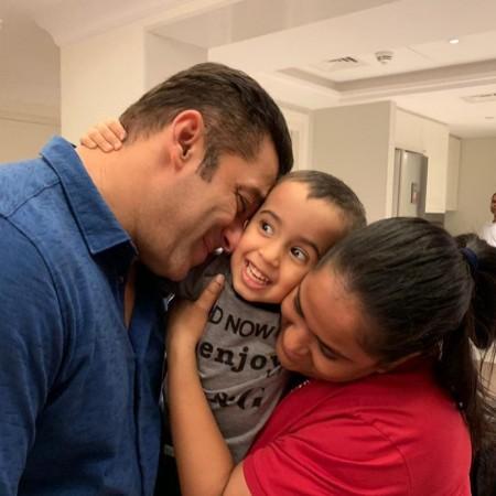 Salman Khan and Arpita Khan Sharma