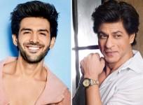Kartik Aaryan and Shahrukh Khan