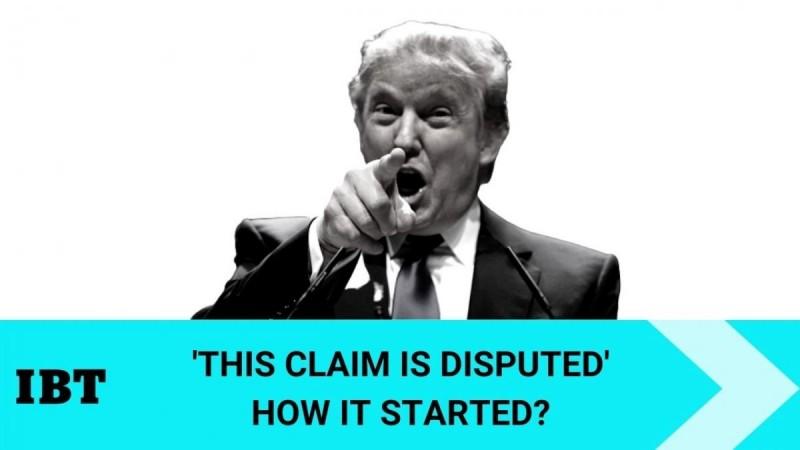 This claim is disputed trend This claim is disputed