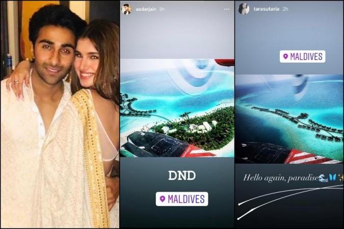 Tara Sutaria and Aadar Jain