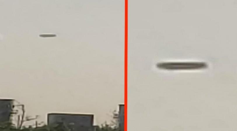 Alleged UFO that appeared above Hollywood, Florida UFO Hollywood
