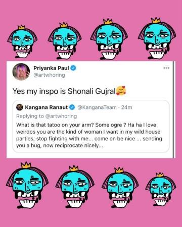 Priyanka and Kangana