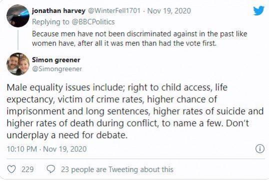 International Men's Day Debate