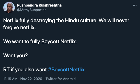 Boycott Netflix