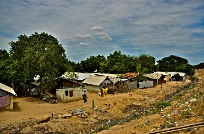 A camp of Tamil refugees in Tamil Nadu Refugees