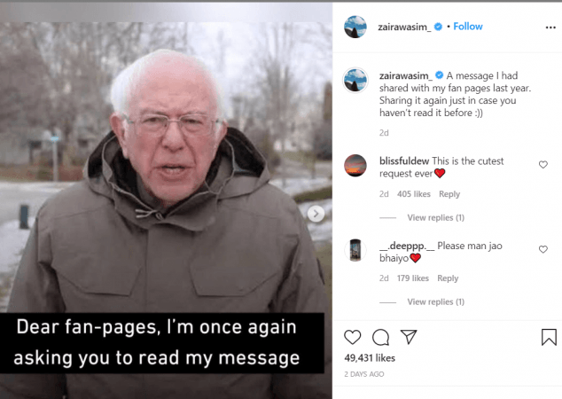 fans comment