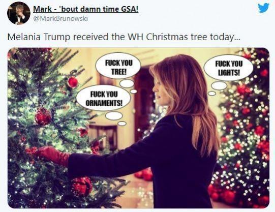 Melania's last Christmas at White House