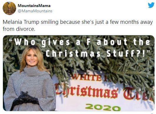 Melania's last Christmas at White House