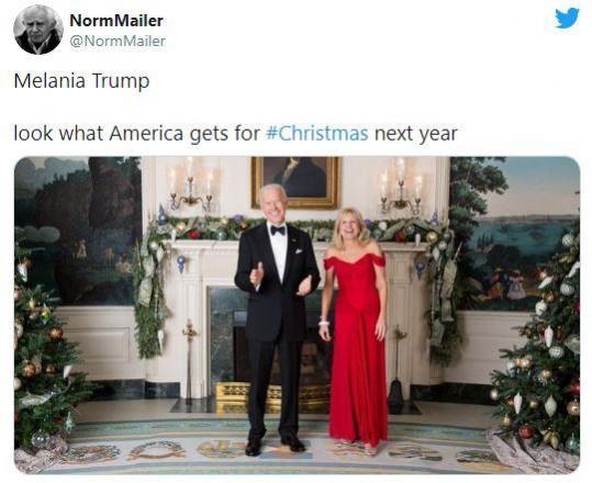 Melania's last Christmas at White House