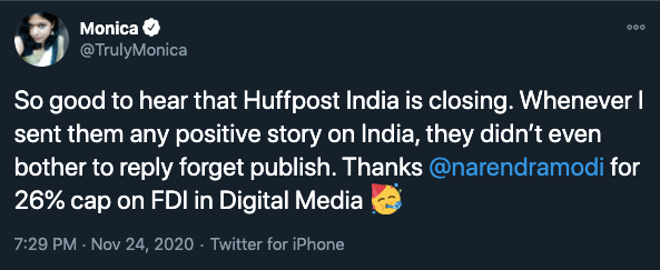 HuffPost india shuts shop