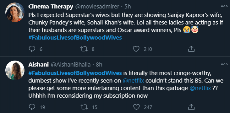 netizens review the fabulous lives of bollywood wives