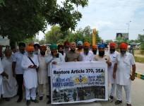 Farmers protest