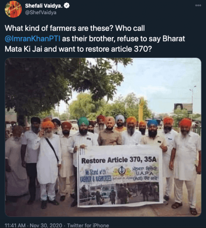 Farmers protest