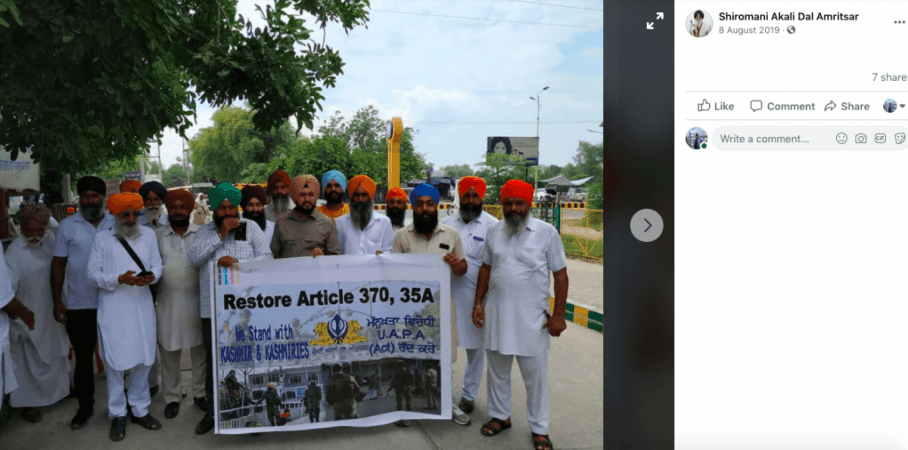 Farmers protest
