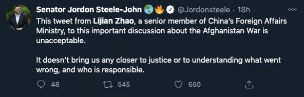 Senator Jordan Steele