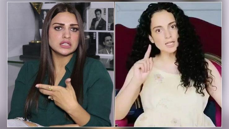 Himanshi Khurrana and Kangana Ranaut Himanshi Khurrana and Kangana Ranaut