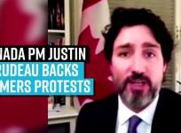 Canada PM Justin Trudeau backs farmers protests says,
