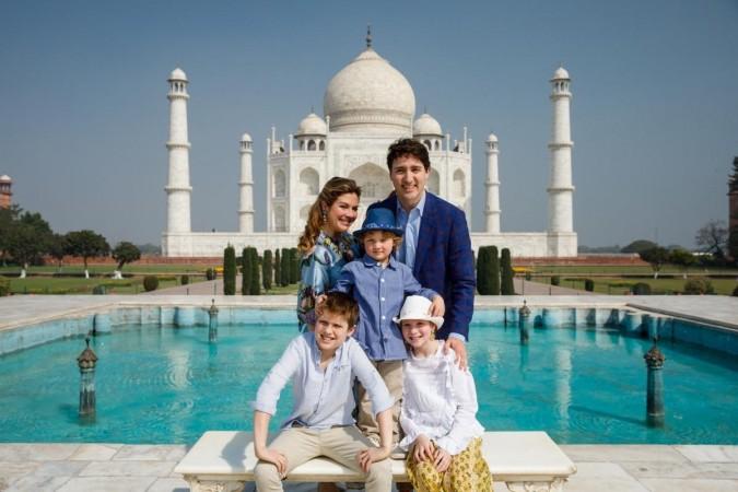Canada PM Justin Trudeau at Taj Mahal during his India visit in 2018. Justin Trudeau