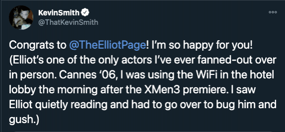 Elliot Page comes out as trans Elliot Page