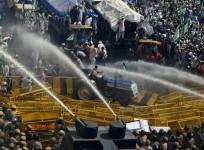 Water Canon on Farmers