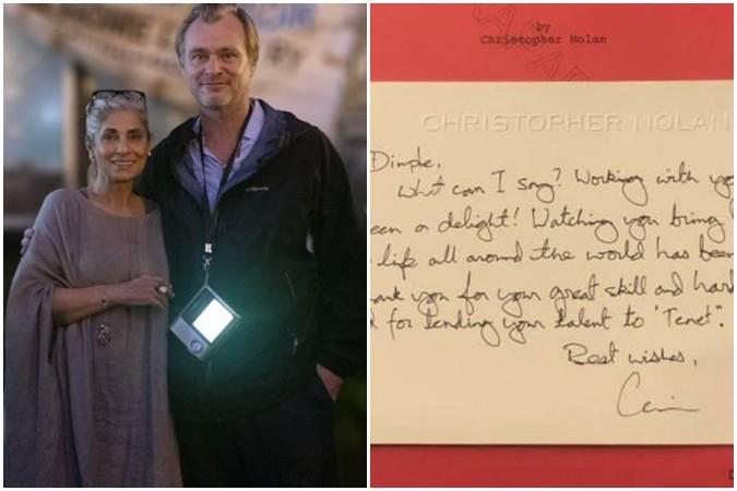 Christopher Nolan Dimple Kapadia