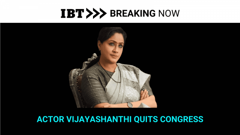 Vijayashanthi quits congress