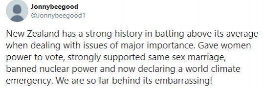 New Zealand climate emergency