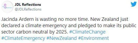 New Zealand climate emergency
