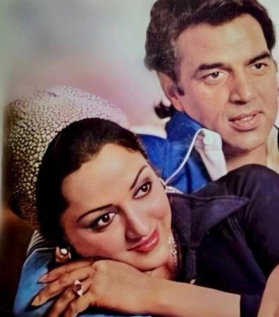 Dharmendra and Hema malini