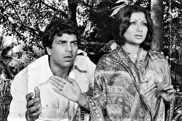 Sharmila and Dharmendra
