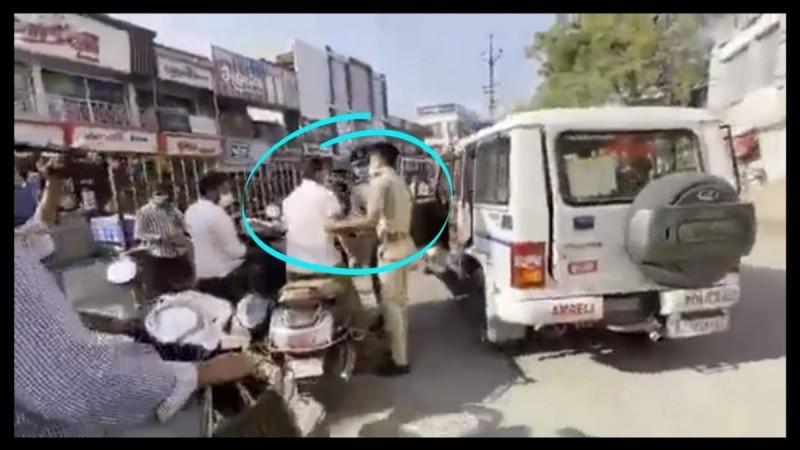 Police chase in Gujarat