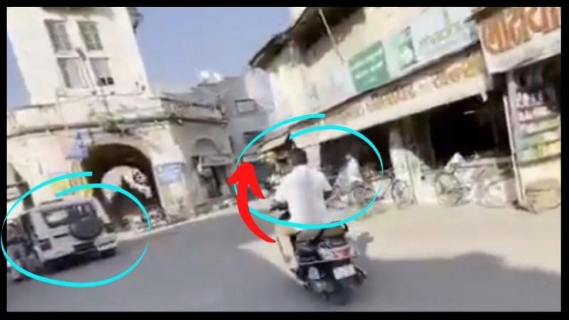 Police chase in Gujarat