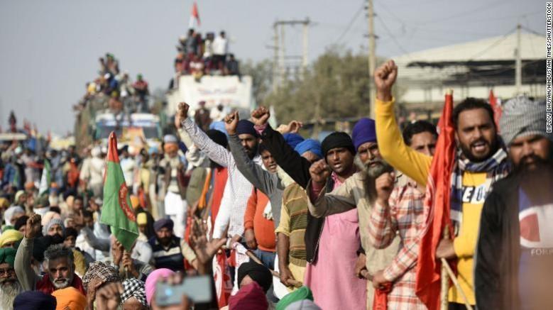 Farmer's protest