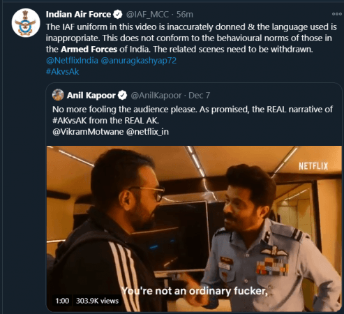 Anil Kapoor and Anurag Kashyap on Indian Air force