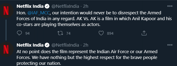 Netflix apologizes