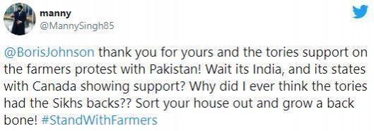 Boris on farmers protest