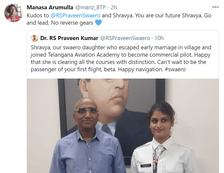 Telangana woman escapes early marriage; on path of becoming pilot
