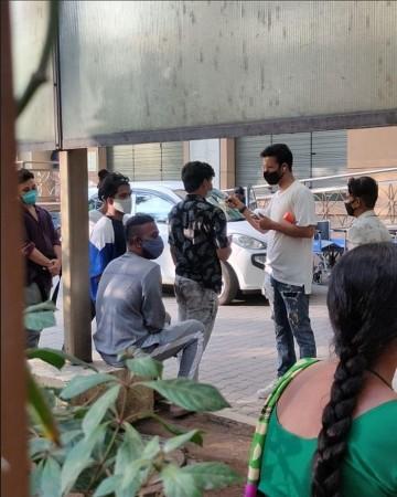 Celebrities outside Kokilaben Hospital Celebrities outside Kokilaben Hospital