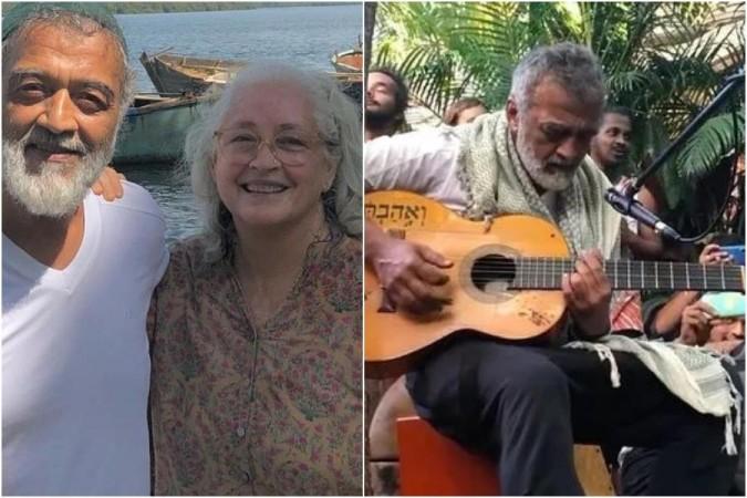 Lucky Ali and Nafisa Ali