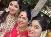 Shamita Shetty with family