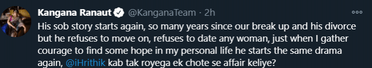 Kangana Ranaut reacts